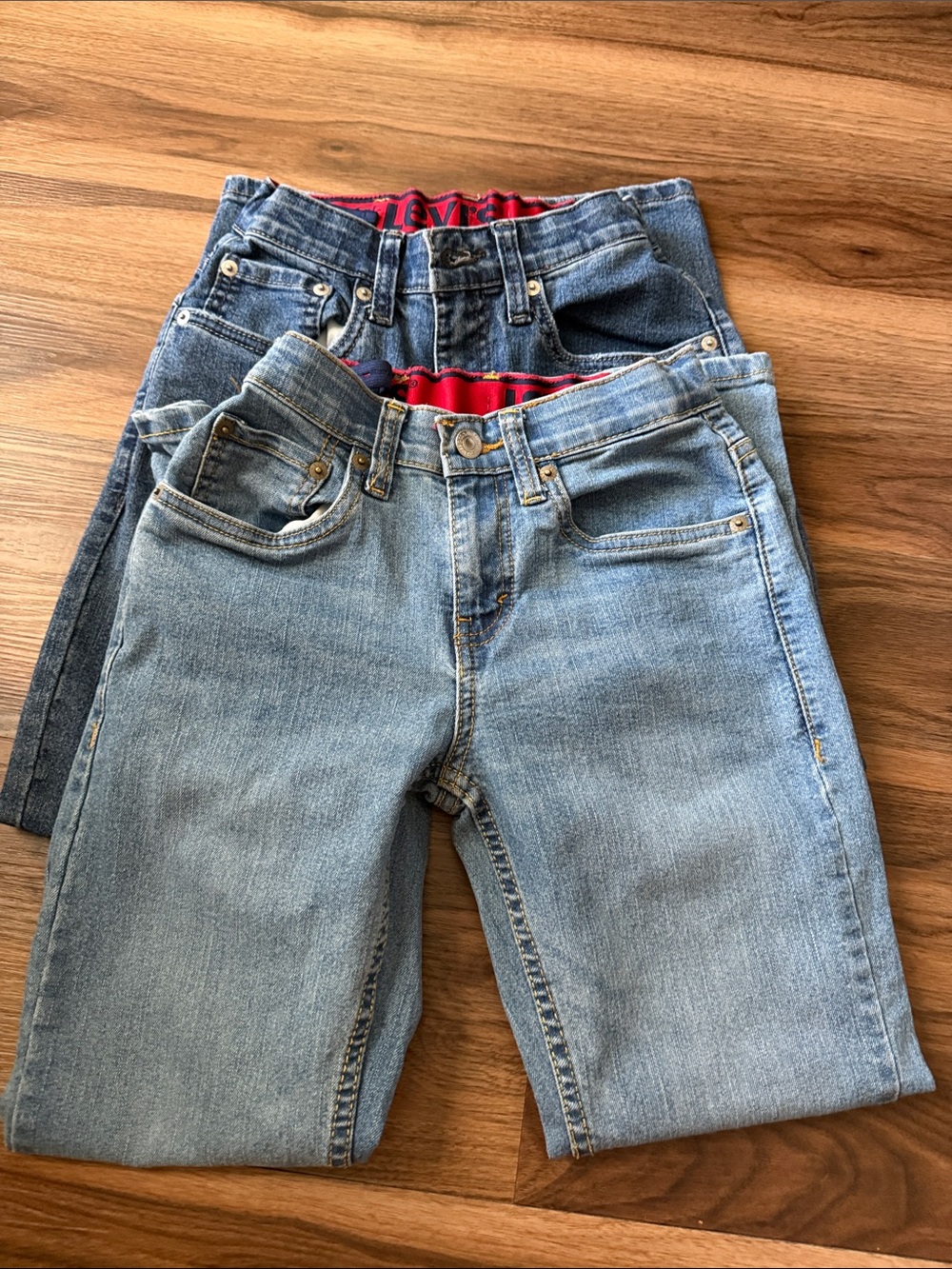 Two Levi’s Classic Blue Denim Jeans Boy’s Size 10